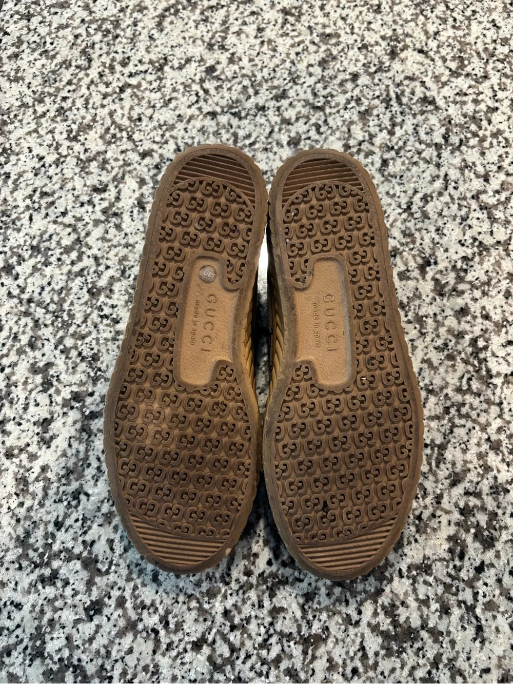 Gucci Brown Monogram Canvas Low-Top Sneaker